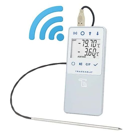 Digi-Sense Ultra-Low Temp Data Logger w/Wireless Ca 18000-27